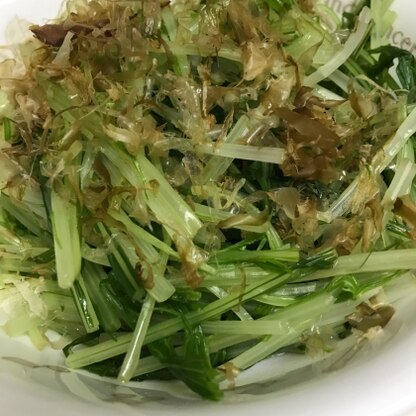 大量の水菜に困っていました！
簡単で美味しくいただきました